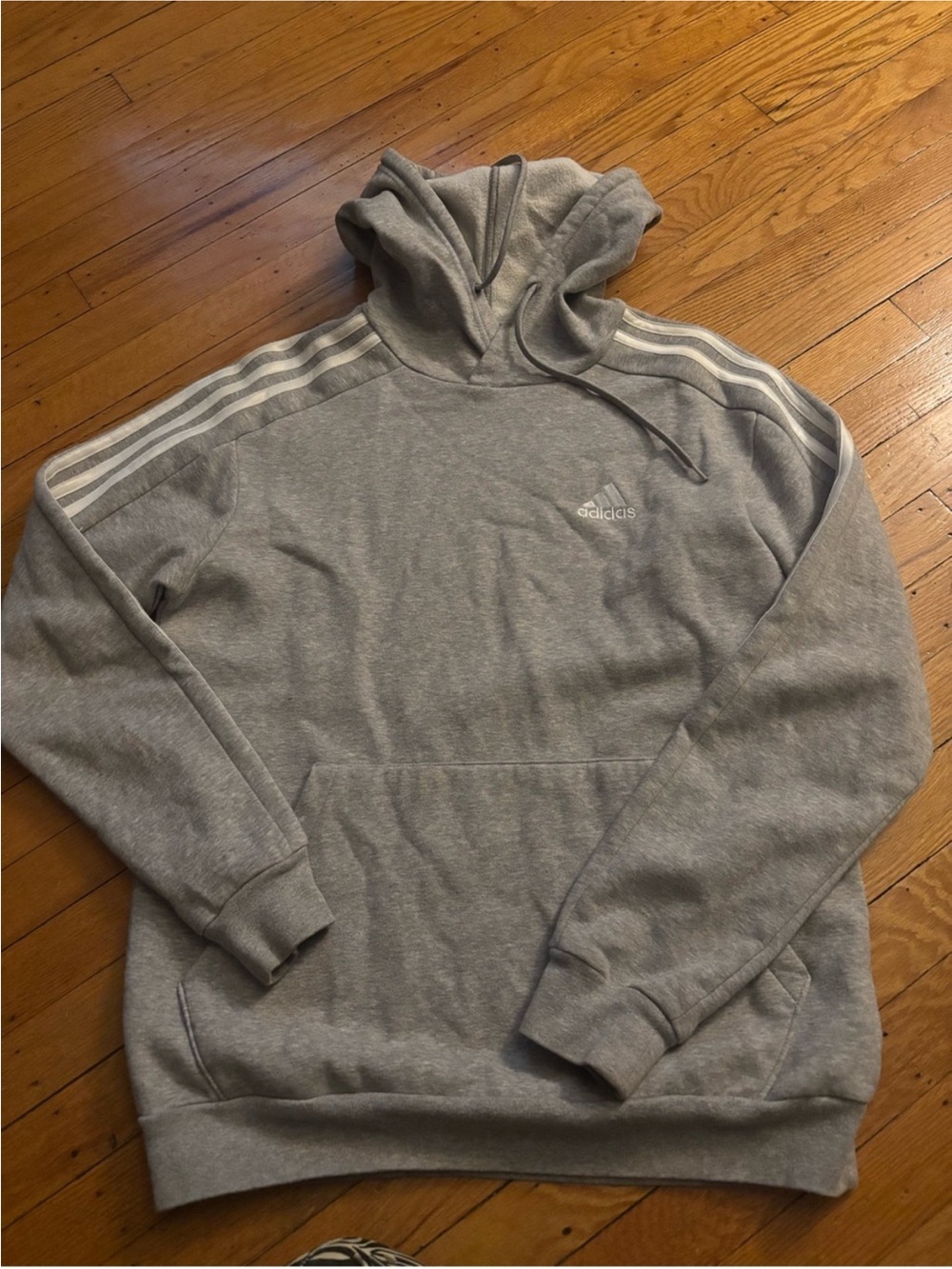 Adidas Gray Set: Hoodie with pants